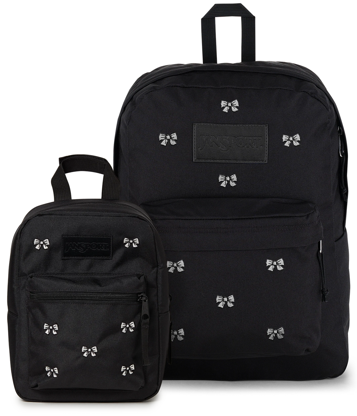 SuperBreak® Plus Embroidered Bows Black Set